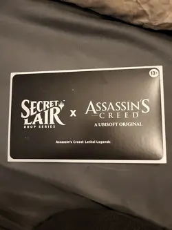 MTG Secret Lair X Assassin’s Creed: Lethal Legends Non Foil Sealed - Image 1
