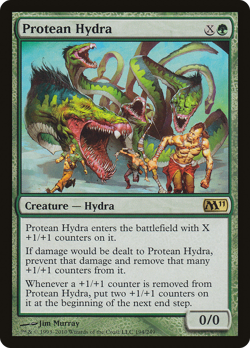 Protean Hydra #194 (HP) Magic 2011 M11 Magic MTG - Image 1
