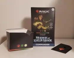 Murders at Karlov Manor Deadly Disguise Commander Deck Box EMPTY w/ ACCESSORIES - Image 1