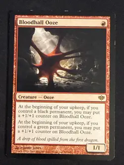 1x Bloodhall Ooze (50) Conflux MP MTG Magic the Gathering x1 MKE - Image 1
