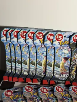 🔥 Pokemon Stellar Crown SLEEVED Booster Packs Lot Of 23 - Image 2