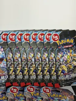 🔥 Pokemon Stellar Crown SLEEVED Booster Packs Lot Of 23 - Image 3