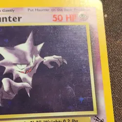 Pokemon TCG Haunter Fossil Unlimited Rare Holo Card 6/62 LP - Awesome condition! - Image 3