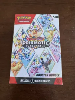 Pokemon Prismatic Evolutions Booster Bundle Box - 6 Booster Packs - Image 1
