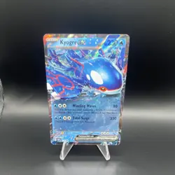 Pokemon TCG Kyogre EX Full Art Promo Holo SVP 073 Scarlet & Violet English - Image 1