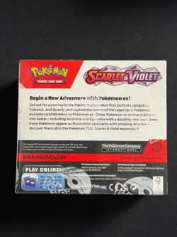 Pokemon TCG Scarlet & Violet Base Set Booster Box Factory Sealed 36 Packs RARE - Image 2