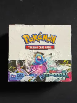 Pokemon Scarlet & Violet Temporal Forces Booster Box Factory Sealed 36 Packs - Image 1