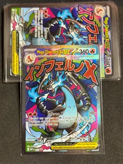 Pokemon TCG Mega Evolution Promos #023 Mega Charizard X ex UPC Promo QTY - Image 1