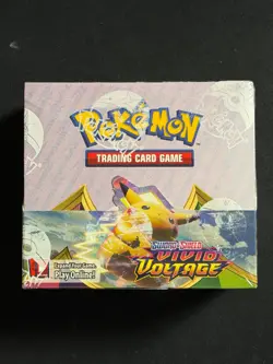 Pokemon TCG Sword & Shield Vivid Voltage Booster Box Factory Sealed 36 Packs - Image 1