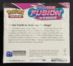 Pokemon TCG Sword & Shield Fusion Strike Booster Box Factory Sealed 36 Packs - Image 2