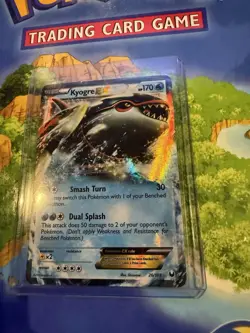 Pokemon Kyogre EX Dark Explorers Ultra Rare Holo 26/108 2012 whale 🐳 Pokemon NM - Image 3