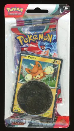 Pokemon Obsidian Flames Single Pack Booster Blister (Pawmi) Sealed NEW - Image 1
