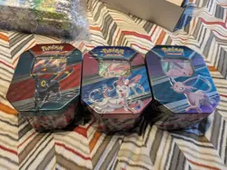 Pokemon V Heroes Tin Set Espeon V, Umbreon V & Sylveon V - NEW SEALED - Image 1