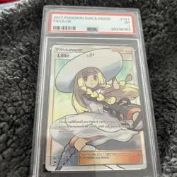 2017 POKEMON SUN & MOON #147 FULL ART/LILLIE PSA 1 - Image 1