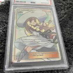 2017 POKEMON SUN & MOON #147 FULL ART/LILLIE PSA 1 - Image 3