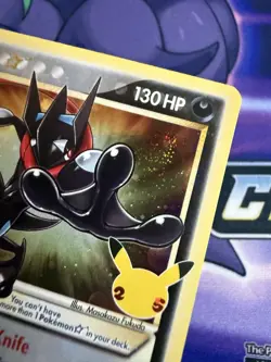 Pokemon TCG Greninja Gold Star SWSH144 25th Celebrations Promo. NM Swirl - Image 2