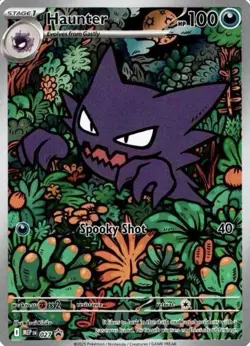 Pokemon Haunter Me: Mega Evolution Promo Illustration Rare Holo 100 HP 027 - Image 1