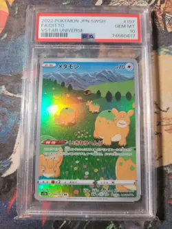 2022 Pokemon Japanese VStar Universe Ditto Full Art PSA 10 - Image 1