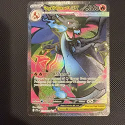 Pokemon Mega Charizard X EX Me02: Phantasmal Flames Ultra Rare Holo 109/094 360… - Image 1