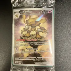Alakazam 009 (Pokemon Center Exclusive) Black Star Promo Mega Evolution SEALED - Image 1