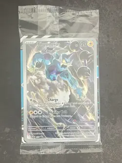 Thundurus - SVP 209 - Pokemon Center Stamp - English Pokemon Card - Sealed - Image 1