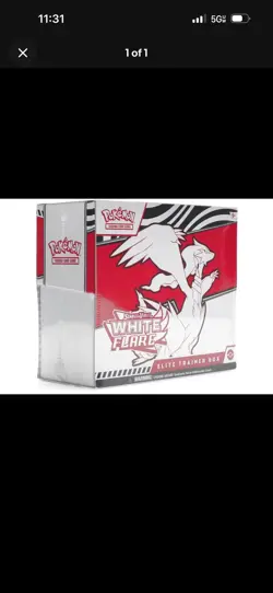 Pokemon Scarlet & Violet White Flare Elite Trainer Box ETB New Sealed - Image 1