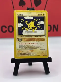 Elekid 22/111 Neo Genesis Unlimited Non Holo Rare Pokemon Card HP - Image 2