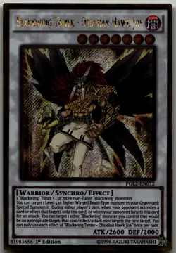 Blackwing Tamer - Obsidian Hawk Joe Gold Secret Rare Premium Gold: Return of the - Image 1