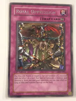 YUGIOH ROYAL OPPRESSION LOD-091 1st Edition RARE (LP) - Image 1