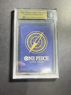 2025 ONE PIECE MONKEY D LUFFY OP13-118 CARRYING ON HIS WILL SEC ALT ART BGS 9,5 - Image 2