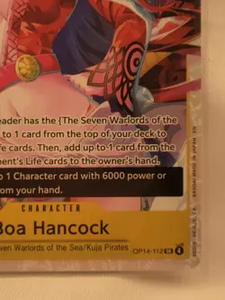 One Piece TCG Boa Hancock OP14-112 SR - Image 4