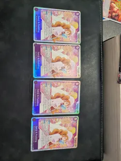 One Piece TCG English Sanji and Pudding EB02-035 SR NM/ M PLAYSET - Image 2