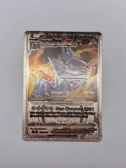 Origin Forme Dialga VSTAR Rose Gold Foil Fan Art Display Card 280hp - Image 1