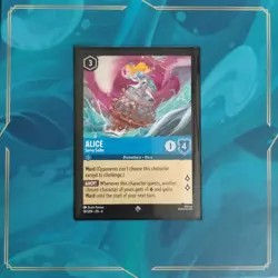 ⚓ Alice - Savvy Sailor ⛵ 161/204 Disney Lorcana TCG Card - Super Rare NM - Image 1