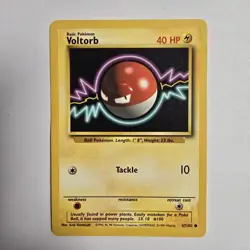 Pokemon TCG Voltorb Base Set, Unlimited Common Card 67/102 - Image 1