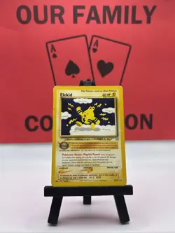 Elekid 22/111 Neo Genesis Unlimited Non Holo Rare Pokemon Card HP - Image 1
