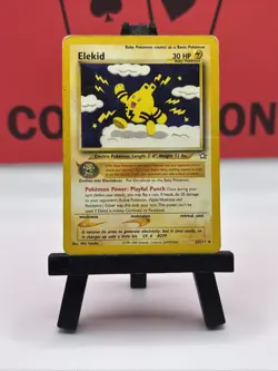 Elekid 22/111 Neo Genesis Unlimited Non Holo Rare Pokemon Card HP - Image 2
