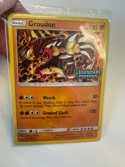 Pokemon Groudon Legendary Stamped Promo Holo Card 81/168 SEALED - Image 1