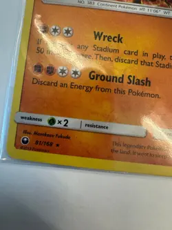 Pokemon Groudon Legendary Stamped Promo Holo Card 81/168 SEALED - Image 5