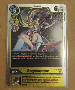 Digimon Card Angewomon ST10-05 - Bandai NM - Image 1