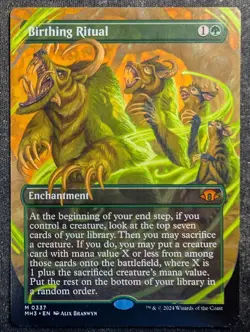 Birthing Ritual - Borderless - Modern Horizons 3 (MTG) - Image 1