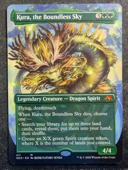 Kura, the Boundless Sky - Borderless - Kamigawa: Neon Dynasty (MTG) - Image 1