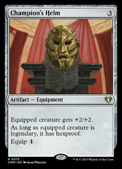 1 x Champion's Helm - Commander Masters - NM-Mint - MTG - Image 1