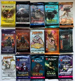 Magic The Gathering MTG Sealed Booster Packs Lot Of 15 New Free Ship LOT 2 - Image 1