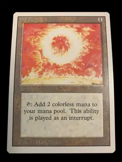 1994 Magic: The Gathering - Revised(3rd) - SOL RING - Vintage Rare - NM - Image 1