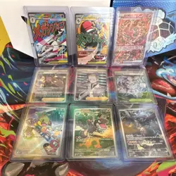 Pokemon Full Art Lot 9 cards pack fresh - Image 1