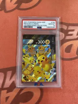 Pokemon Pikachu V-Union Celebrations Collection Promo Psa 10 True Sequential Set - Image 3