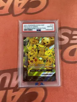 Pokemon Pikachu V-Union Celebrations Collection Promo Psa 10 True Sequential Set - Image 4
