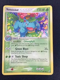 Pokemon TCG Venusaur EX Crystal Guardians 28/100 Non-Holo Rare - Image 1