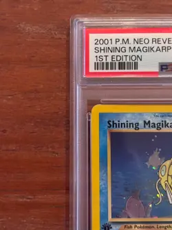 2001 POKEMON NEO REVELATION 1ST EDITION #66 SHINING MAGIKARP HOLO PSA 8 - Image 2